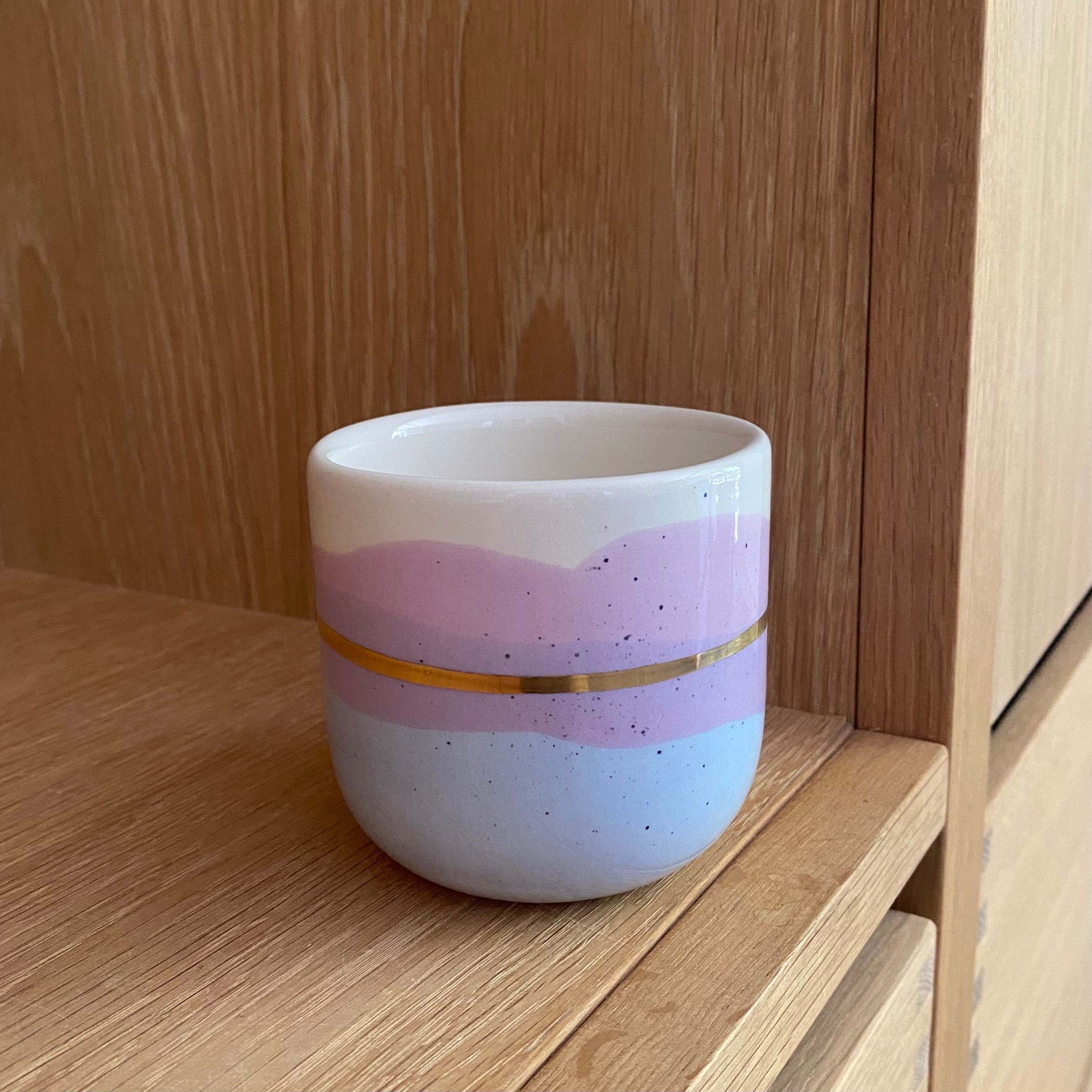 Marinski Heartmade cappuccino cup Landscape - serenity