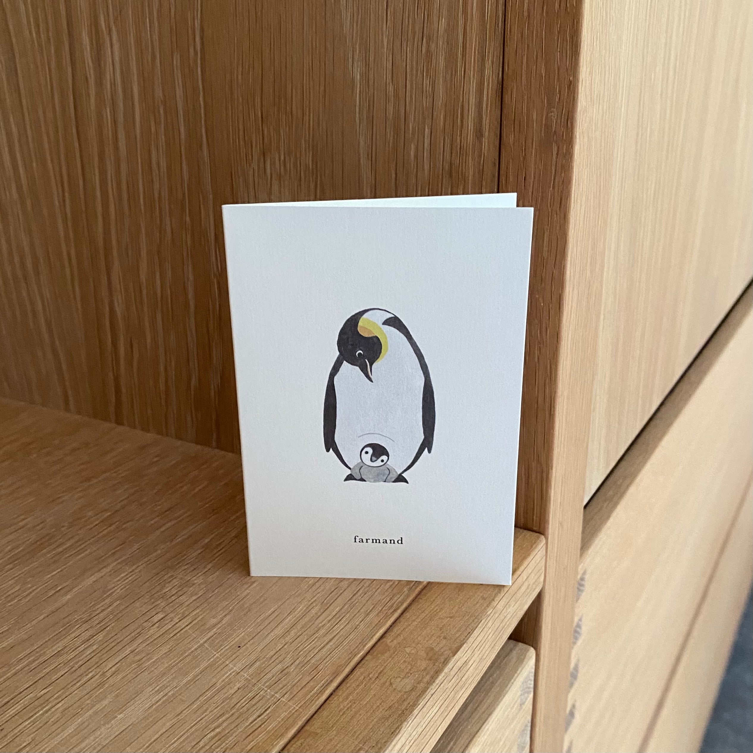Lykønskningskort - lille kort til gaven - farmand