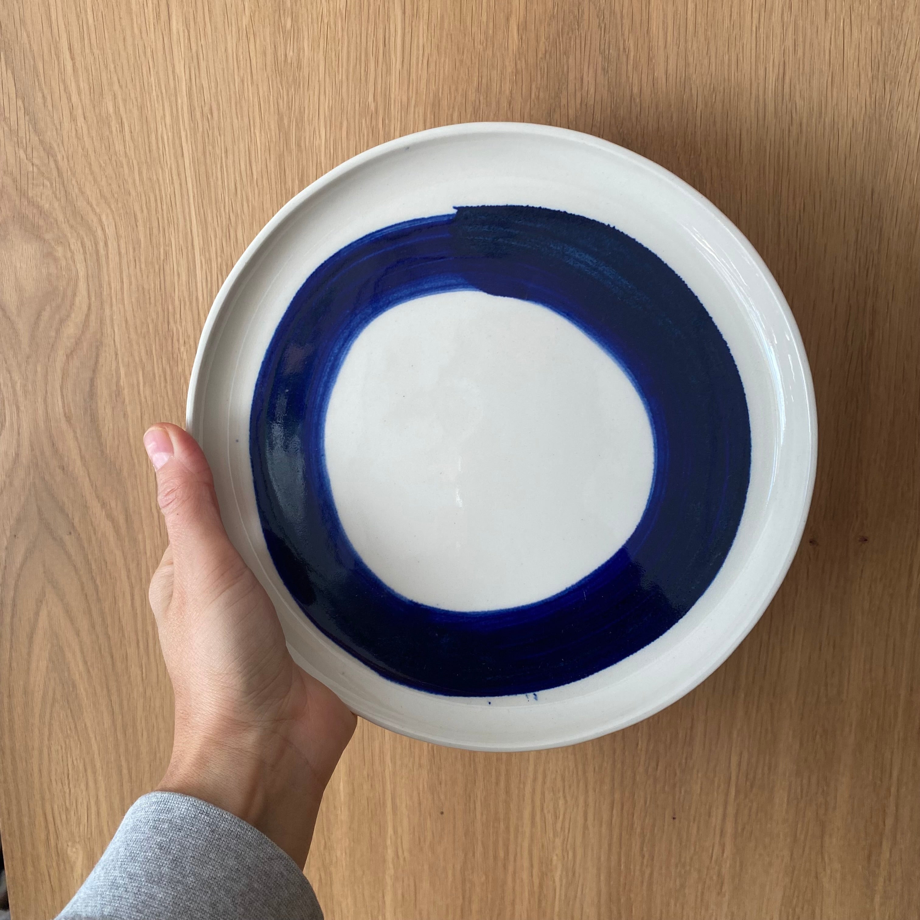 Plat Tasja P grand - bleu clair