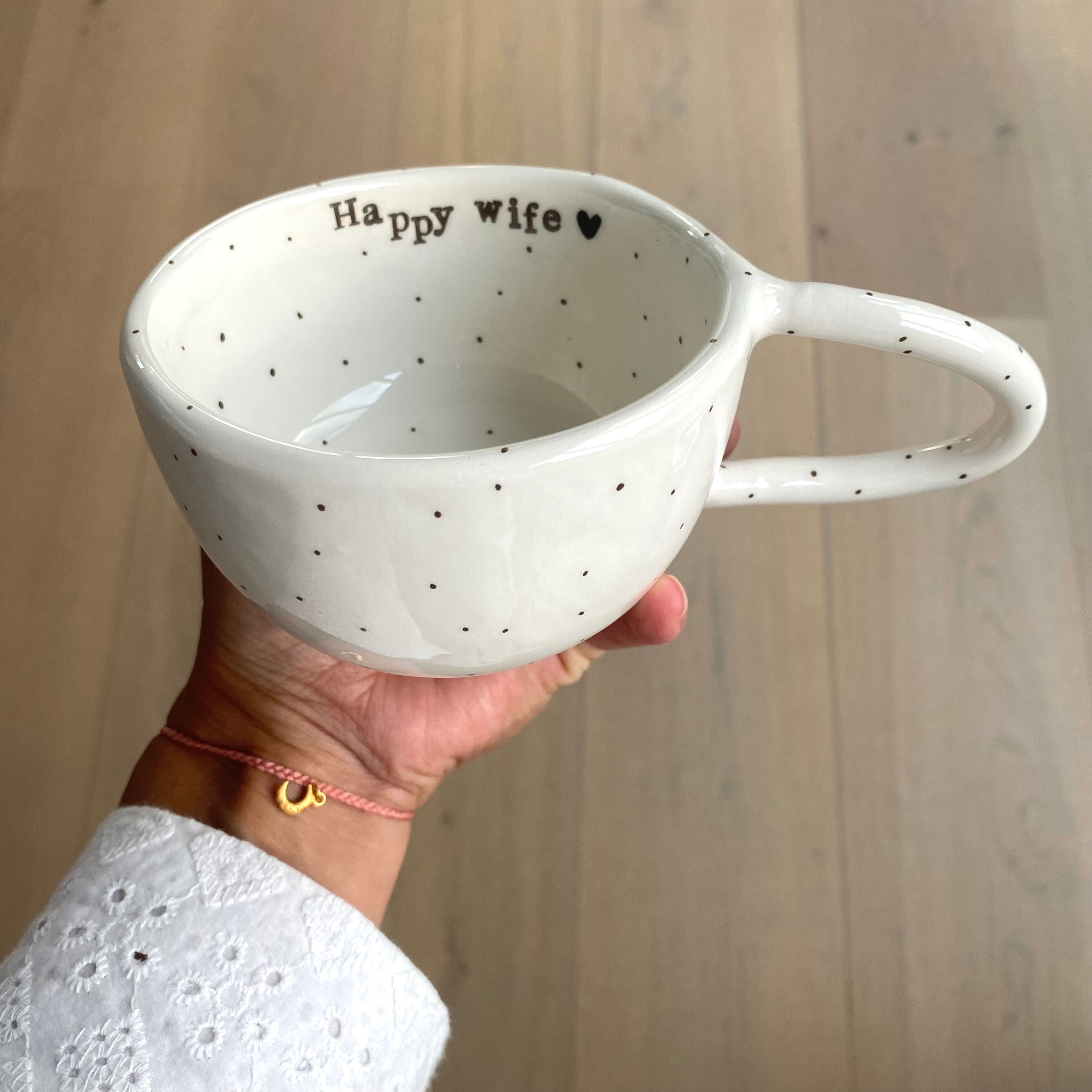 gaveide en kop med tekst hos unika:k