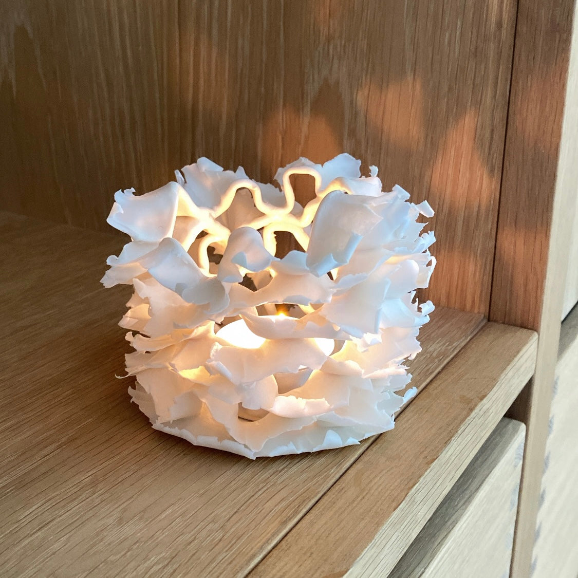 hvid jeanette hiiri fyrfadsstage flagestage - unika:k