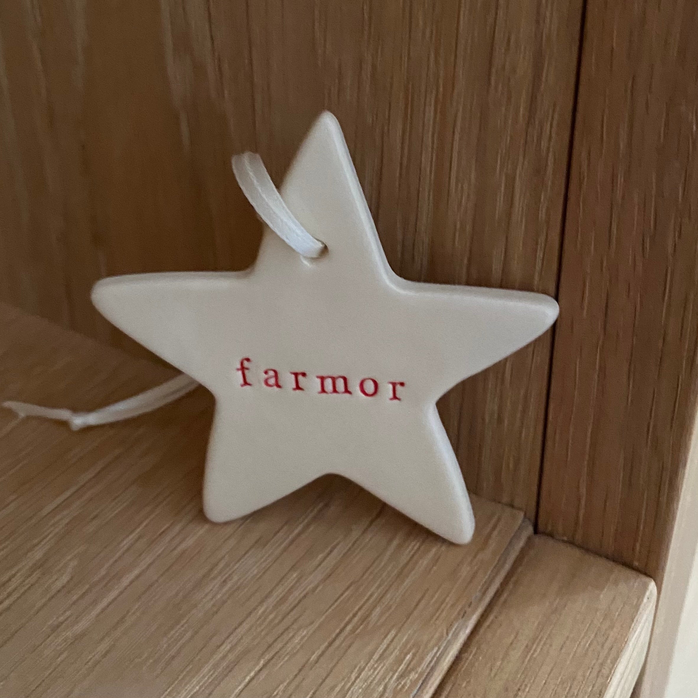 den perfekte julegave til farmor keramik julestjerne - unika:k