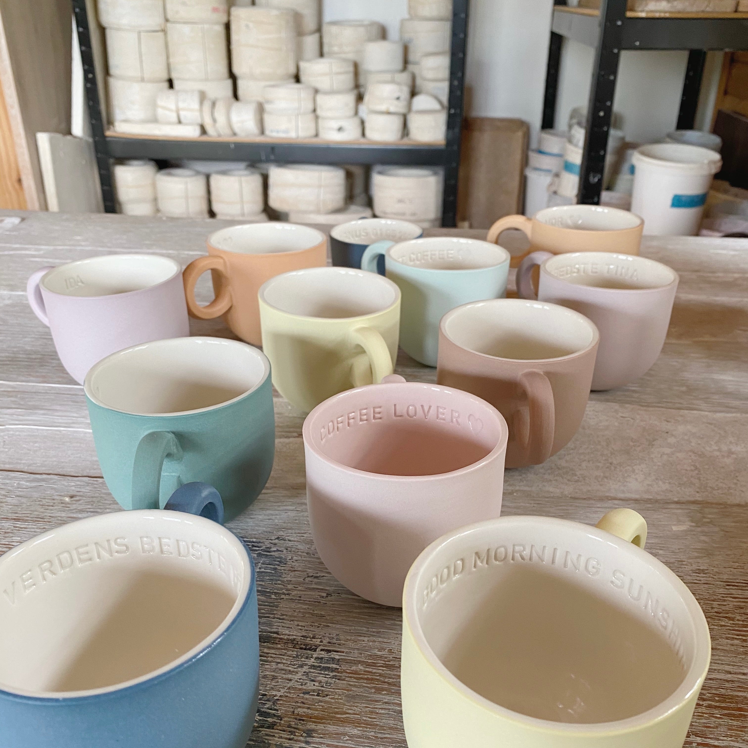 Chubby kop i håndlavet dansk keramik designet af Helle Gram