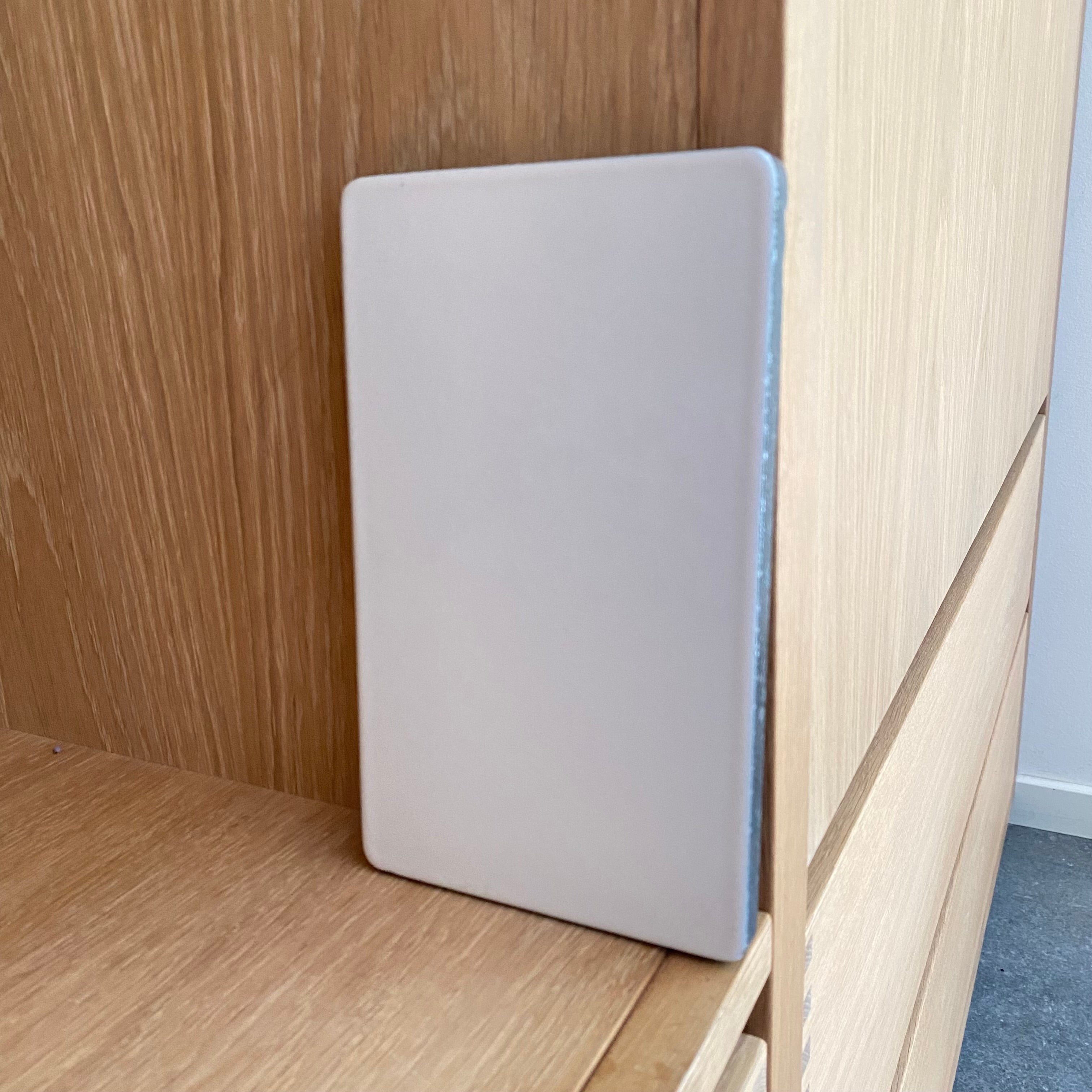 Lavastensbræt svag pudder - 12x20 - made a mano