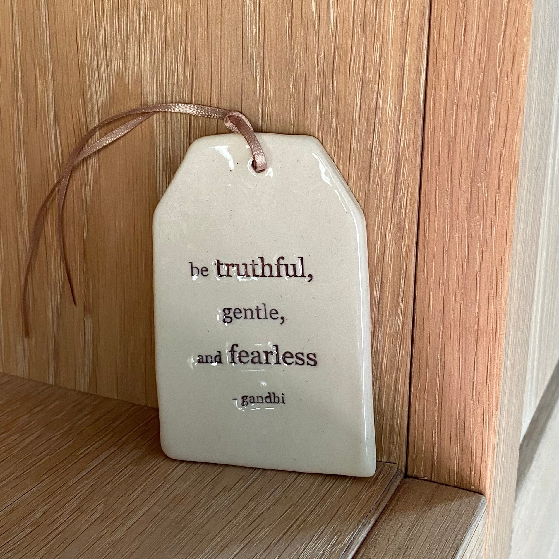 Paper Boat Press quote tag - be truthful,...