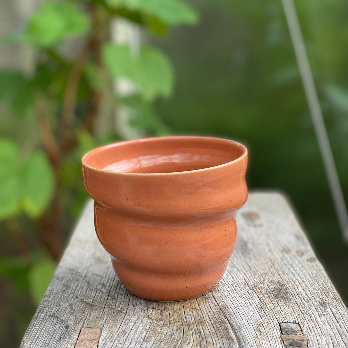 Keramikkop i terra rosa – håndlavet bornholmsk keramik fra Hej Design

