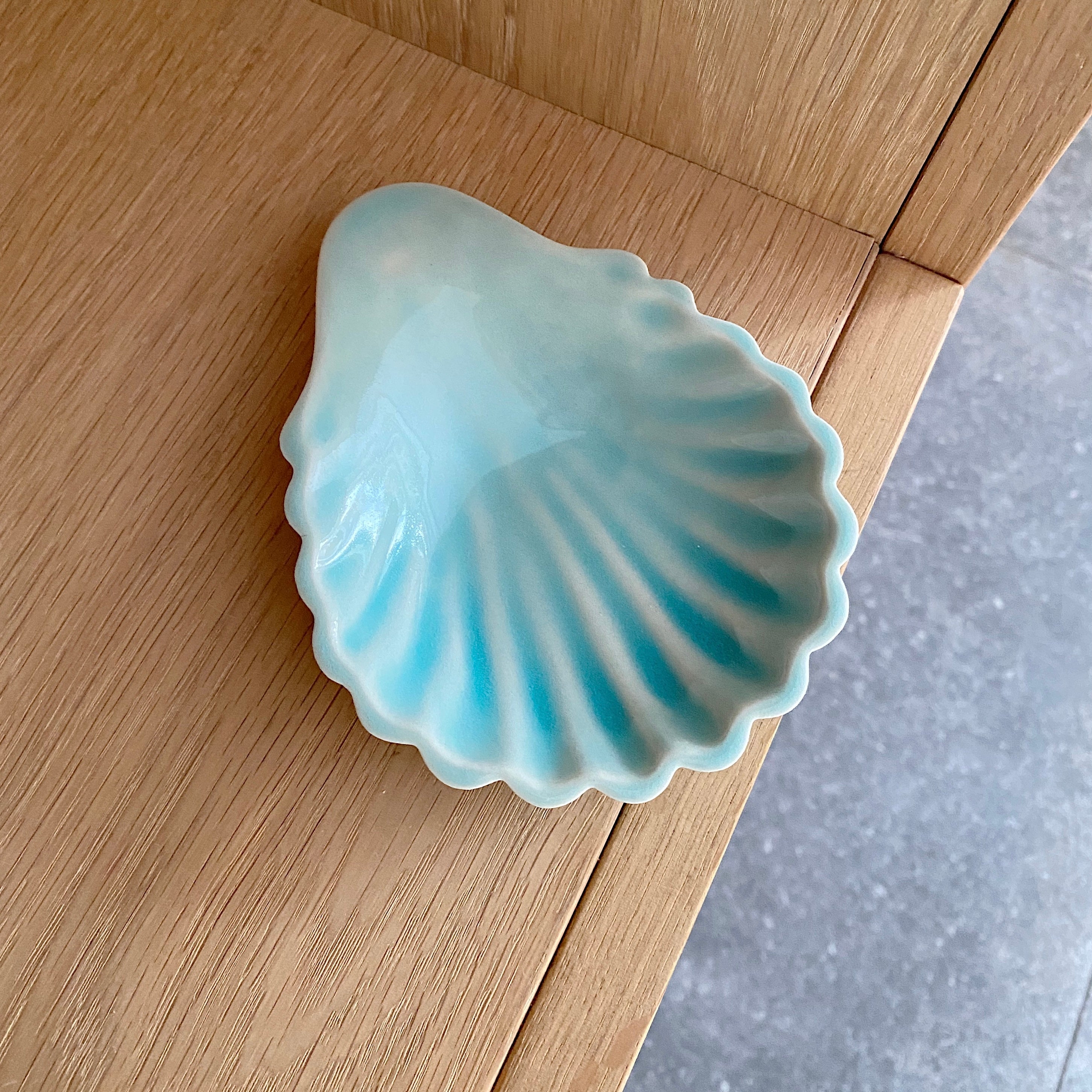 Thora Project's clam bowl - turquoise