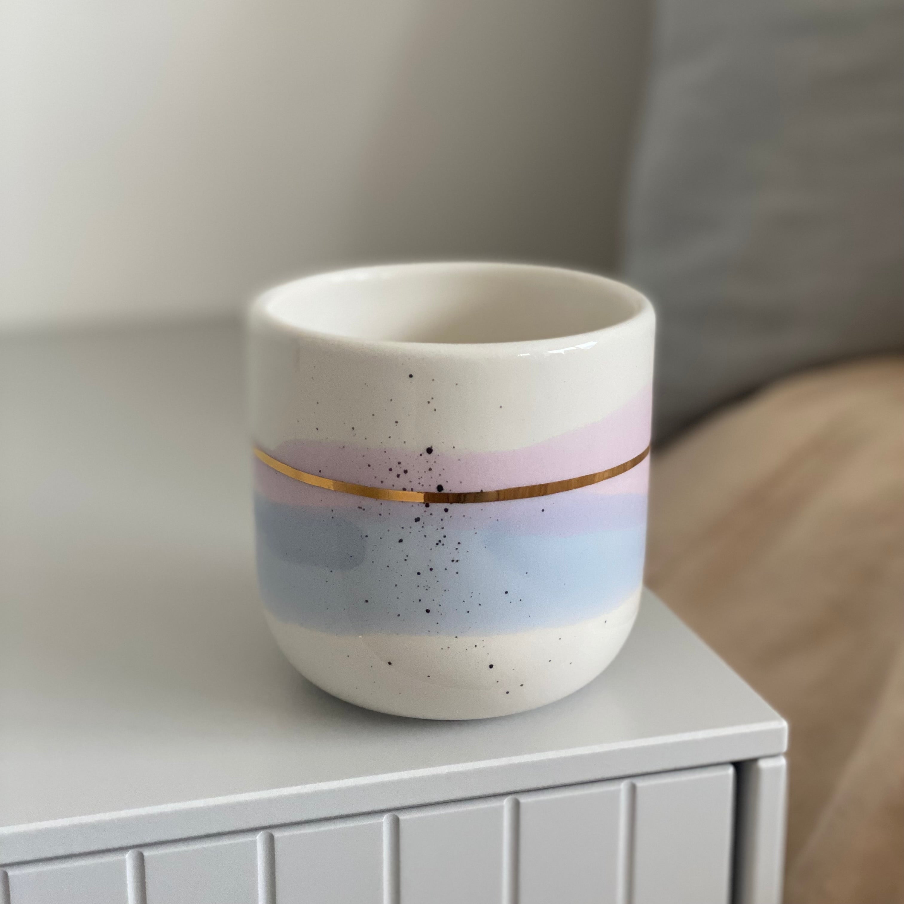 Marinski Heartmades latte kop Landscape - serenity (farver i midten)