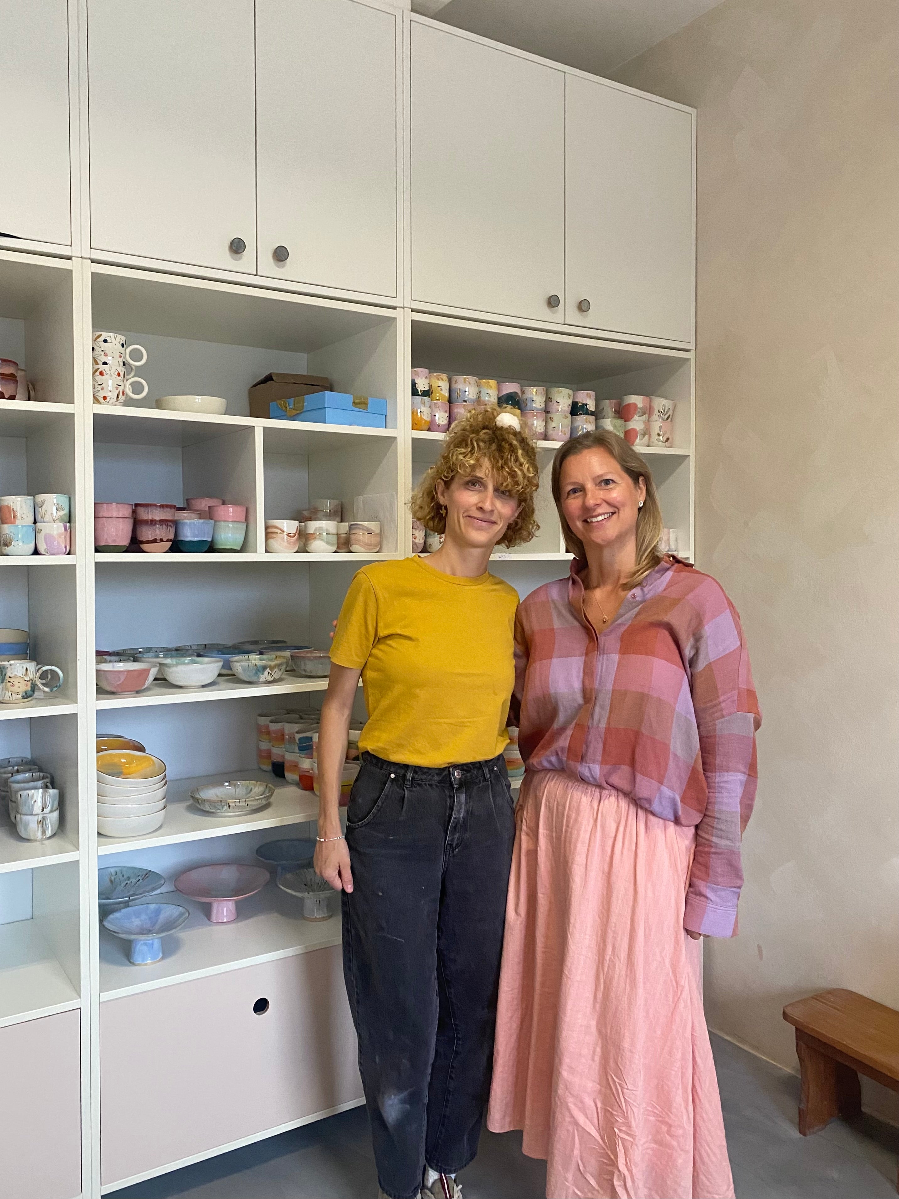 Keramik krus med hank - NAMI SOL unika glasur - håndlavet bestseller