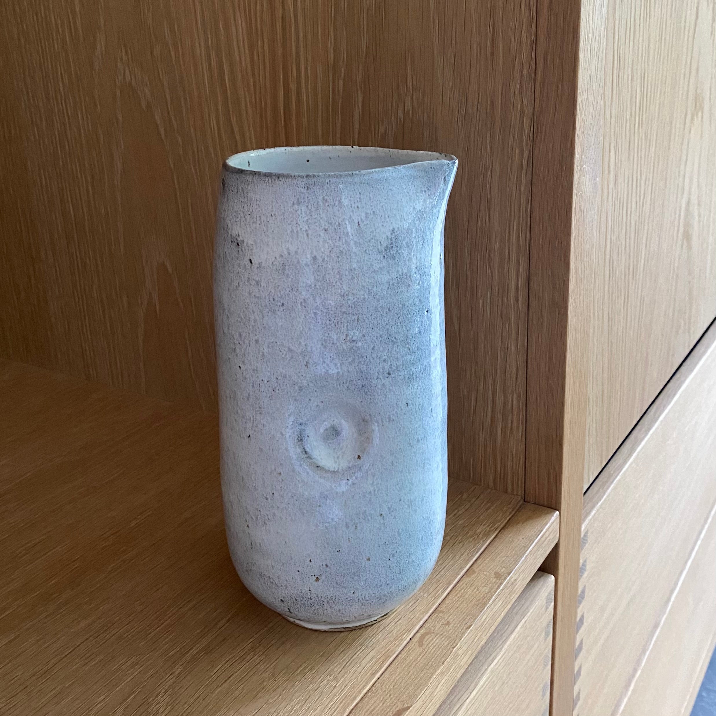 Håndlavet keramikkande i lyseblå – hånddrejet stentøj fra Tasja P ceramics
