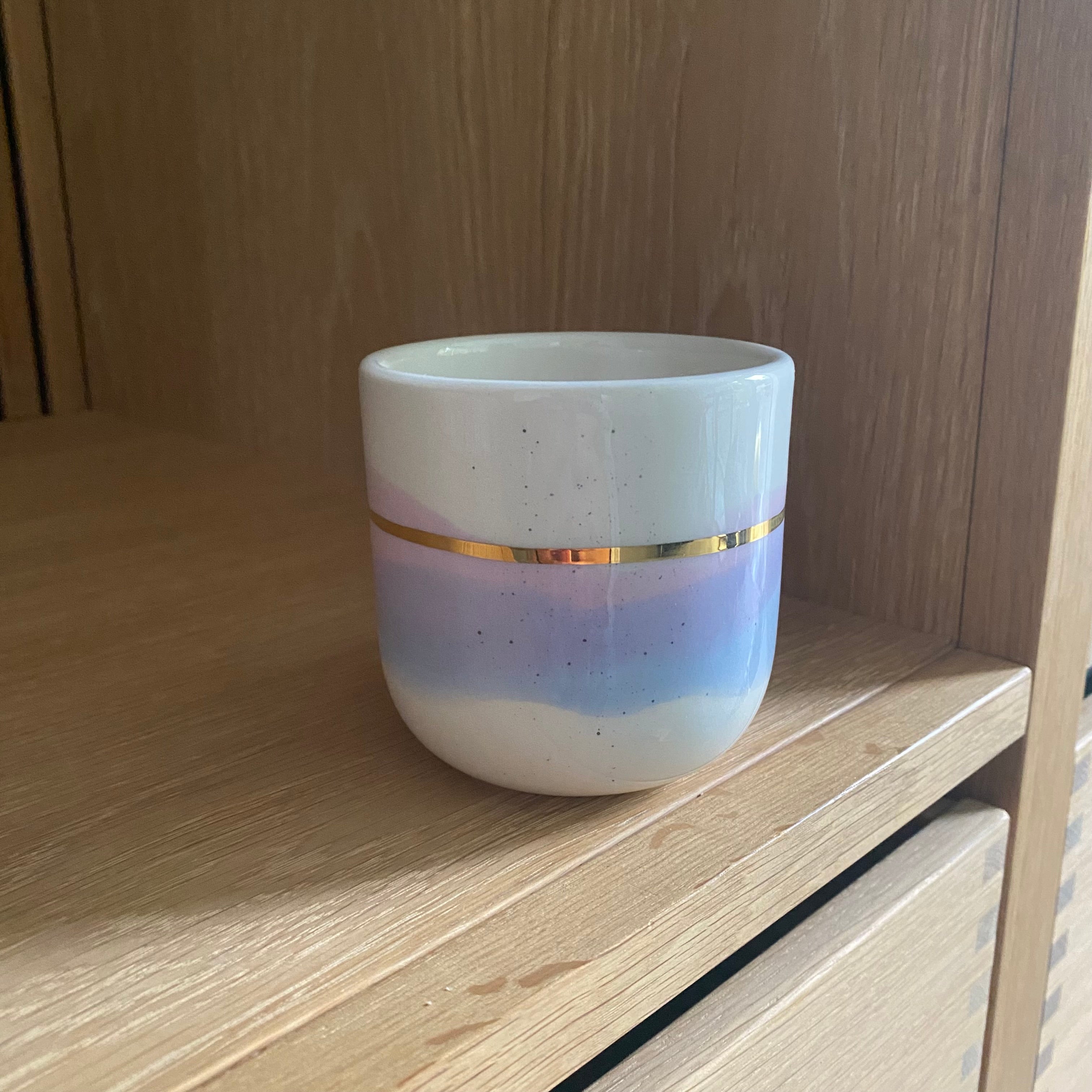 Marinski Heartmades latte cup Landscape - serenity (centre colors)